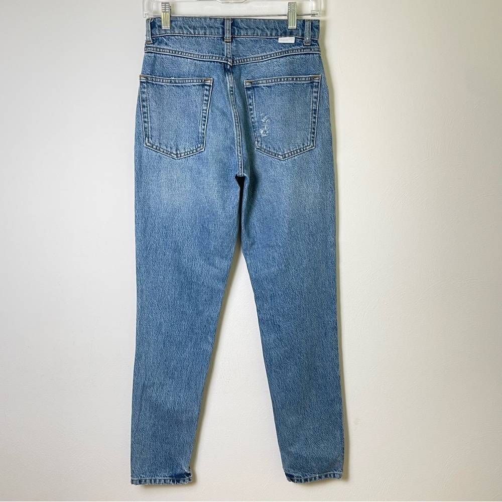 Boyish High Rise Blue Jeans - Picture 2 of 16